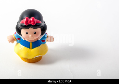 Le Fisher Price Little People marque de jouets avec la Princesse Disney Blanche Neige Banque D'Images