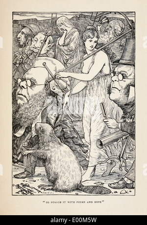 Maison de Henry (1839-1927) Illustration de Lewis Carroll, "la Chasse au Snark, une agonie en huit s'adapte'publié en 1876