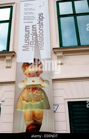 Le Musée de relations brisées, Zagreb Banque D'Images