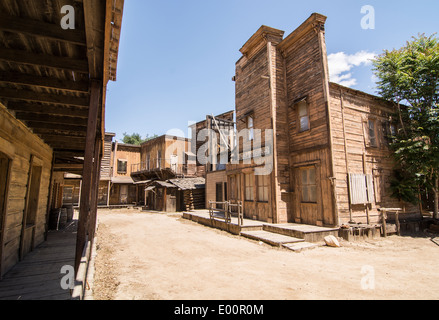 La reproduction d'une ancienne ville de l'ouest vers 1800. Santa Clarita Cowboy Festival Banque D'Images