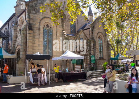 Sydney Australie,Paddington,Oxford Street,Paddington Markets,shopping shopper shoppers magasins marché marchés achats vente, magasins de détail magasins bu Banque D'Images