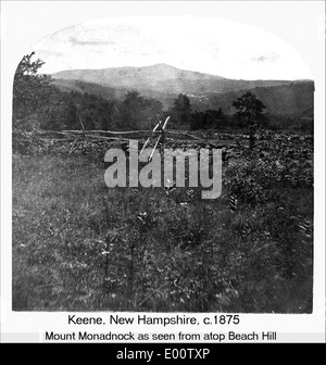 Le mont Monadnock, Cheshire Comté, NH Banque D'Images