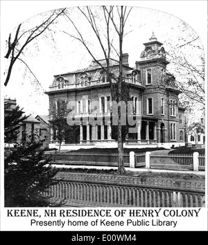 Colonie (Henry) House, Keene NH Banque D'Images