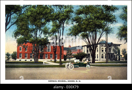 Hale House et Parker Hall, Keene State College, Keene, NH Banque D'Images