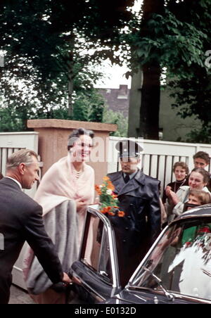 La Bégum à Bayreuth, 1955 Banque D'Images