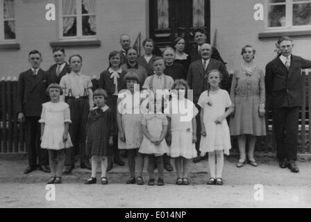 La communion dans le Sauerland, 1929 Banque D'Images