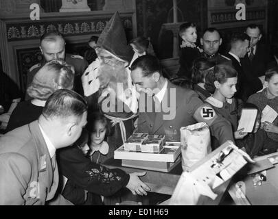 Joseph Goebbels à la salle de théâtre du ministère de l'information du public et de la propagande à Berlin, 1940 Banque D'Images