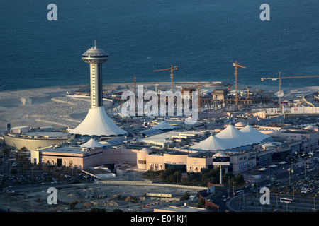 Vue aérienne de la Marina Mall à Abu Dhabi, Émirats Arabes Unis Banque D'Images