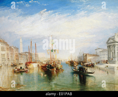 Joseph Mallord William Turner Venice, du porche de la Madonna della Salute Banque D'Images