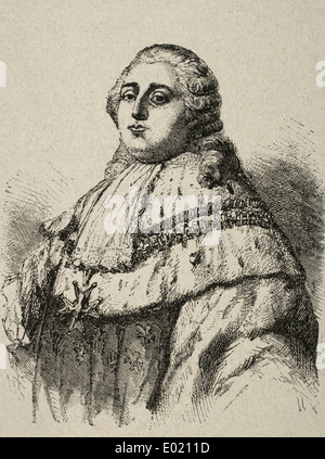 Louis XVI (1754-1793). Roi de France. La gravure à l'histoire universelle, M. Vergès, 1917. Banque D'Images