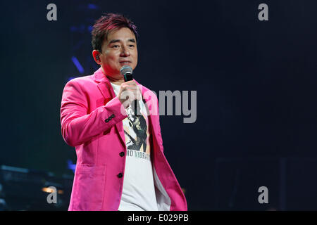 Toronto, Canada. 27 avril 2014. Hong Kong Cantopop chanteur David lui, mieux connu comme Lui Fong, effectue au Casino Rama. (J.Kan/EXImages). Banque D'Images