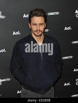 Brooklyn, NY, USA. Apr 29, 2014. James Franco au niveau des arrivées pour les contenus numériques de AOL, NewFronts Duggal Serre, Brooklyn, NY Le 29 avril 2014. Crédit : John Paul Melendez/Everett Collection/Alamy Live News Banque D'Images