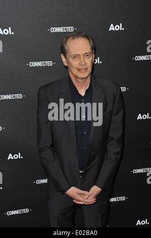 Brooklyn, NY, USA. Apr 29, 2014. Steve Buscemi aux arrivées de contenu numérique NewFronts d'AOL, Duggal Serre, Brooklyn, NY Le 29 avril 2014. Crédit : John Paul Melendez/Everett Collection/Alamy Live News Banque D'Images