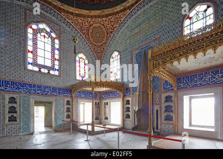 Beauté du Sultan Murat III, dans le harem, le palais de Topkapi, Topkapi Sarayi, Istanbul, côté européen, Turquie Banque D'Images