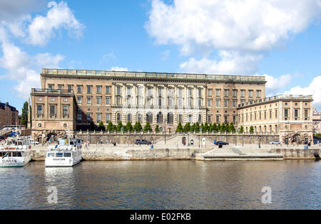 Palais de Stockholm ou Palais Royal, KUNGLIGA SLOTTET, Stockholms slott, centre historique, Gamla Stan, Stockholm, Stockholm County Banque D'Images