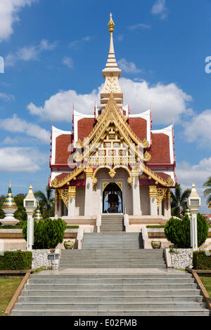 Sao Lak Mueang, pilier de la ville de culte, Thung Sri Muang Park, Udon Thani, Isan ou Isaan, Thaïlande Banque D'Images