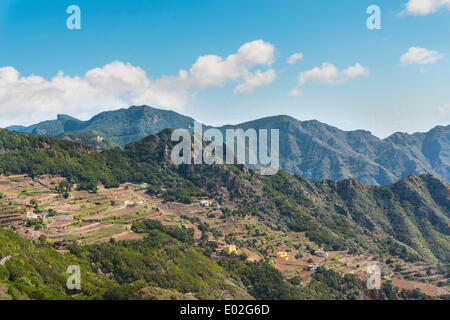 Les montagnes d'Anaga, Macizo de Anaga, dans le nord de Tenerife, Canaries, Espagne Banque D'Images