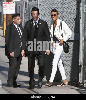 Hollywood, Californie, USA. Apr 29, 2014. Robin Roberts arrive pour son apparence sur Jimmy Kimmel Live au El Capitan Theatre à Hollywood le 29 avril 2014. Crédit : David Bro/ZUMAPRESS.com/Alamy Live News Banque D'Images