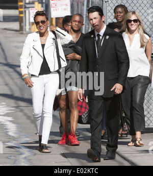 Hollywood, Californie, USA. Apr 29, 2014. Robin Roberts arrive pour son apparence sur Jimmy Kimmel Live au El Capitan Theatre à Hollywood le 29 avril 2014. Crédit : David Bro/ZUMAPRESS.com/Alamy Live News Banque D'Images