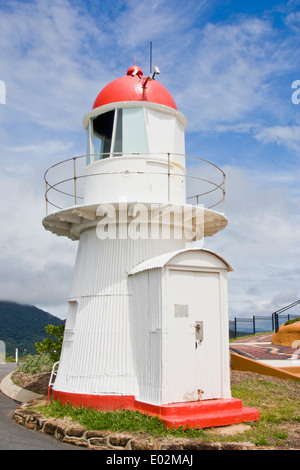 Vieux phare sur Cooktown haut de Grassy Hill Banque D'Images