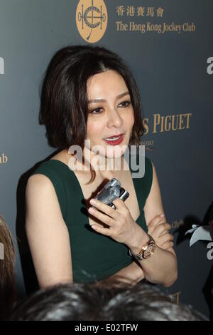 Hong Kong, Chine. Apr 25, 2014. Rosamund Kwan participe à l'activité commerciale à Hong Kong, Chine Le vendredi 25 avril 2014. © TopPhoto/Alamy Live News Banque D'Images