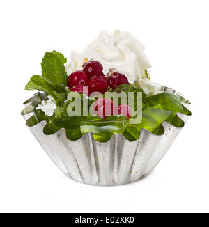 Jelly dessert isolated on white Banque D'Images
