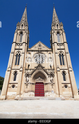 Eglise de Saint Baudille dans Nimes, France. Banque D'Images