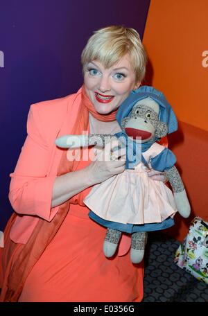 New York, NY, USA. Apr 30, 2014. Alison Arngrim au talk show de comparution dans le cadre de la PETITE MAISON DANS LA PRAIRIE Cast Reunion à la NBC Today Show, Rockefeller Plaza, New York, NY Le 30 avril 2014. Credit : Derek Storm/Everett Collection/Alamy Live News Banque D'Images