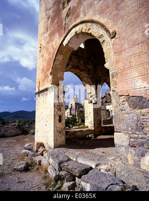Kayakoy village grec abandonné près de Fethiye Turquie Banque D'Images