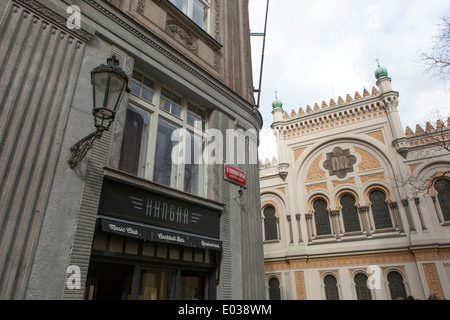 Synagogue espagnole quartier juif, Josefov, synagogues de Prague dans la vieille ville Banque D'Images