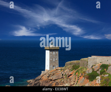 Photo de Kermovan phare, le conquet, Finistère, Bretagne, France Banque D'Images