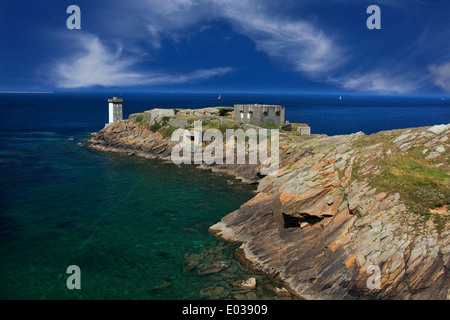 Photo de kermovan phare, le conquet, Finistère, Bretagne, France Banque D'Images