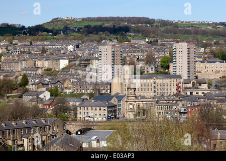 Avis de Sowerby Bridge, West Yorkshire Banque D'Images