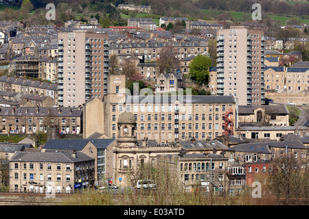 Avis de Sowerby Bridge, West Yorkshire Banque D'Images