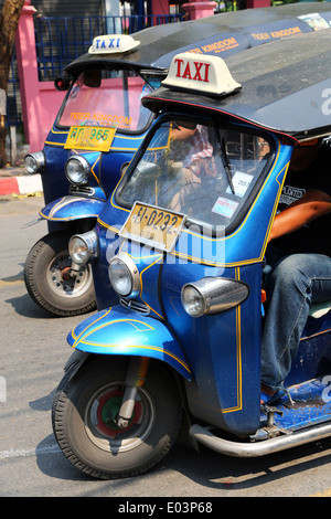 Taxi Tuk Tuk dans Chiang Mai, Thaïlande Banque D'Images