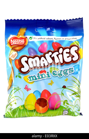 Sachet de Smarties mini eggs Banque D'Images