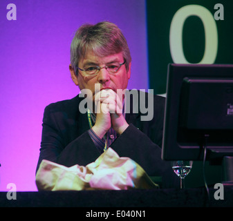 L'avenir du journalisme. DM NUJ. Les Jardins d'hiver. Eastbourne dans le Sussex. Barry McCall (NUJ) Président Banque D'Images