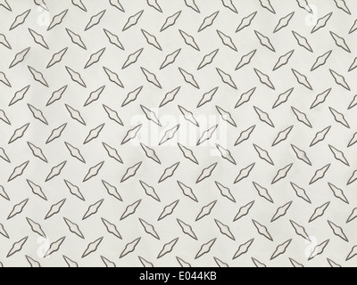 Métal gris propre texture de fond de la bande de roulement de diamants. Banque D'Images