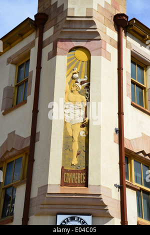 Café Art nouveau riche, Place de l'Église, Pretoria, la Province de Gauteng, Afrique du Sud Banque D'Images