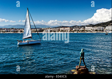 Europe, France, Alpes-Maritimes, Cannes. La vigie. Banque D'Images