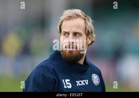 Bath, Royaume-Uni. 09Th Mai, 2014. Nick ABENDANON (Rugby) en photo avant de l'Aviva Premiership match entre Bath et Northampton Saints au Recreation Ground. Credit : Action Plus Sport/Alamy Live News Banque D'Images