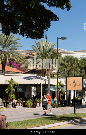 Las Olas Shopping District, Fort Lauderdale, FL, USA Banque D'Images