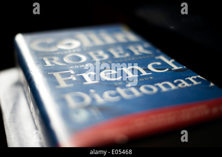 Stock photo d'un dictionnaire anglais français Banque D'Images