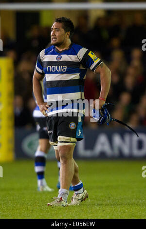 Bath, Royaume-Uni. 09Th Mai, 2014. Anthony PERENISE (Rugby) après l'Aviva Premiership match entre Bath et Northampton Saints au Recreation Ground. Credit : Action Plus Sport/Alamy Live News Banque D'Images