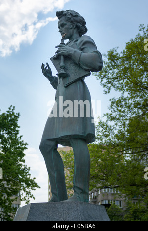 Taras Shevchenko (poète national ukrainien) Statue (Pomnik Tarasa Szewczenki), Varsovie, Pologne Banque D'Images