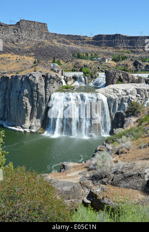 Belle Shoshone Falls dans l'Idaho, USA Banque D'Images