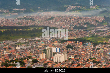 Vue aérienne de Sao Paulo, Brésil Banque D'Images