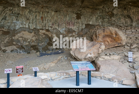 Le Montana, le pictogramme Cave State Park près de Billings Banque D'Images