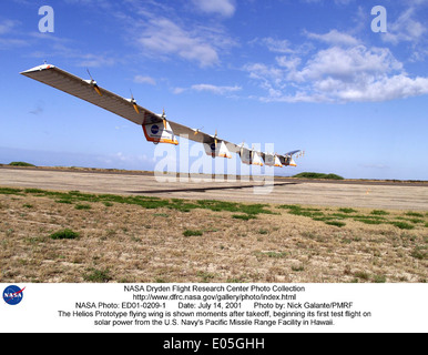 Prototype d'aile volante Helios Banque D'Images