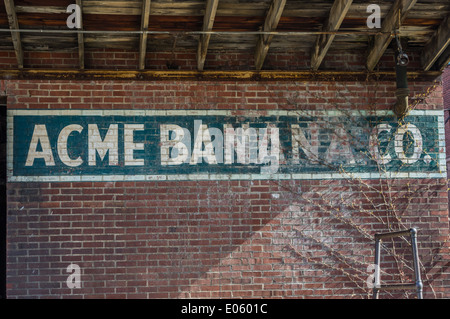 Acme Banana Co. bâtiment. Strip District, Pittsburgh, Pennsylvanie Banque D'Images